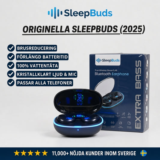 SleepBuds™ – Full Nattsömn, Noll Kompromiss